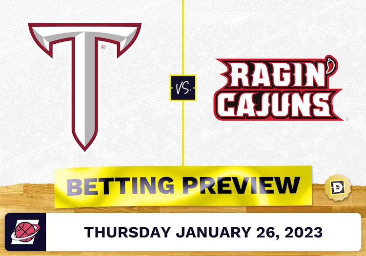 Troy vs. Louisiana-Lafayette CBB Prediction and Odds - Jan 26, 2023