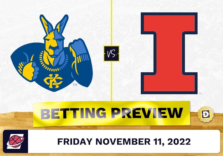 Kansas City vs. Illinois CBB Prediction and Odds - Nov 11, 2022