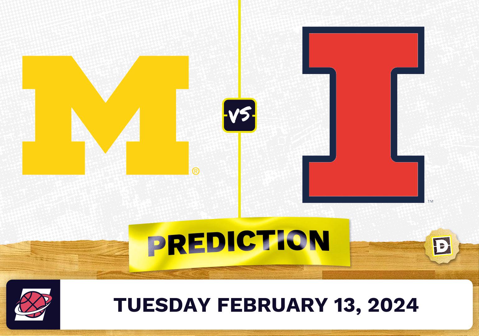 Michigan Vs. Illinois Prediction, Odds, College Basketball Picks [2/13 ...