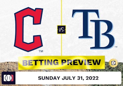 Guardians vs. Rays Prediction and Odds - Jul 31, 2022
