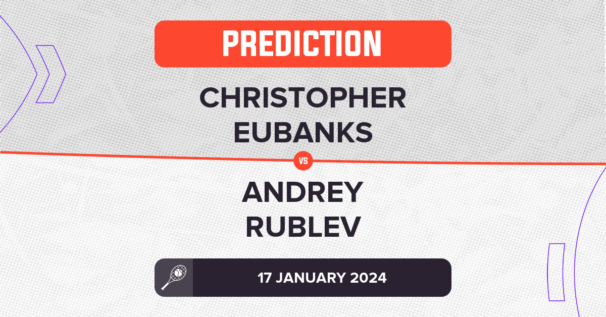 Christopher Eubanks Vs Andrey Rublev Prediction - Australian Open 2024