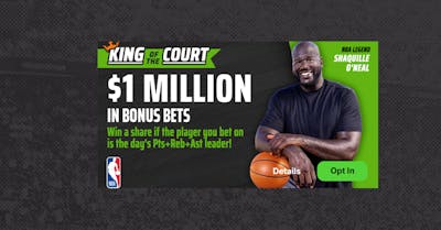 DraftKings Promo "King of the Court" Returns With $1 Million Giveaway on March 19, 2025
