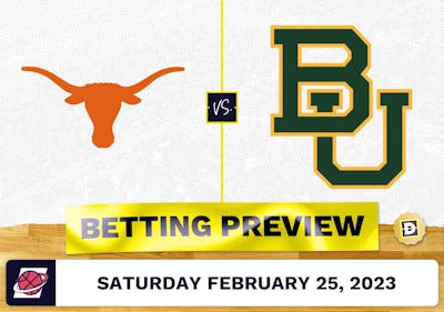 Texas vs. Baylor CBB Prediction and Odds - Feb 25, 2023