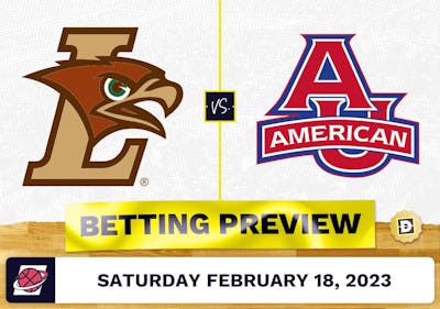 Lehigh vs. American University CBB Prediction and Odds - Feb 18, 2023