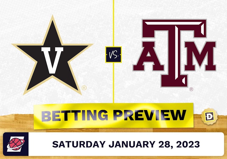 Vanderbilt vs. Texas A&M CBB Prediction and Odds - Jan 28, 2023