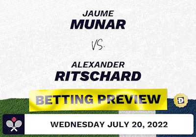 Jaume Munar vs. Alexander Ritschard Predictions - Jul 20, 2022