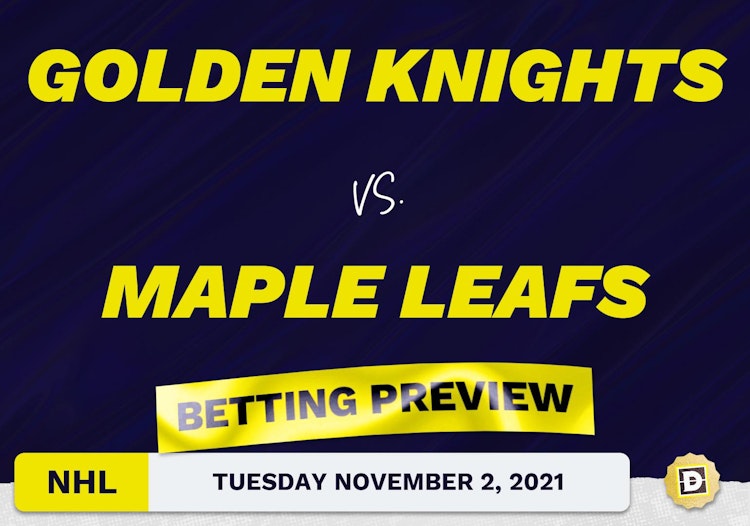 Golden Knights vs. Maple Leafs Predictions and Odds - Nov 2, 2021