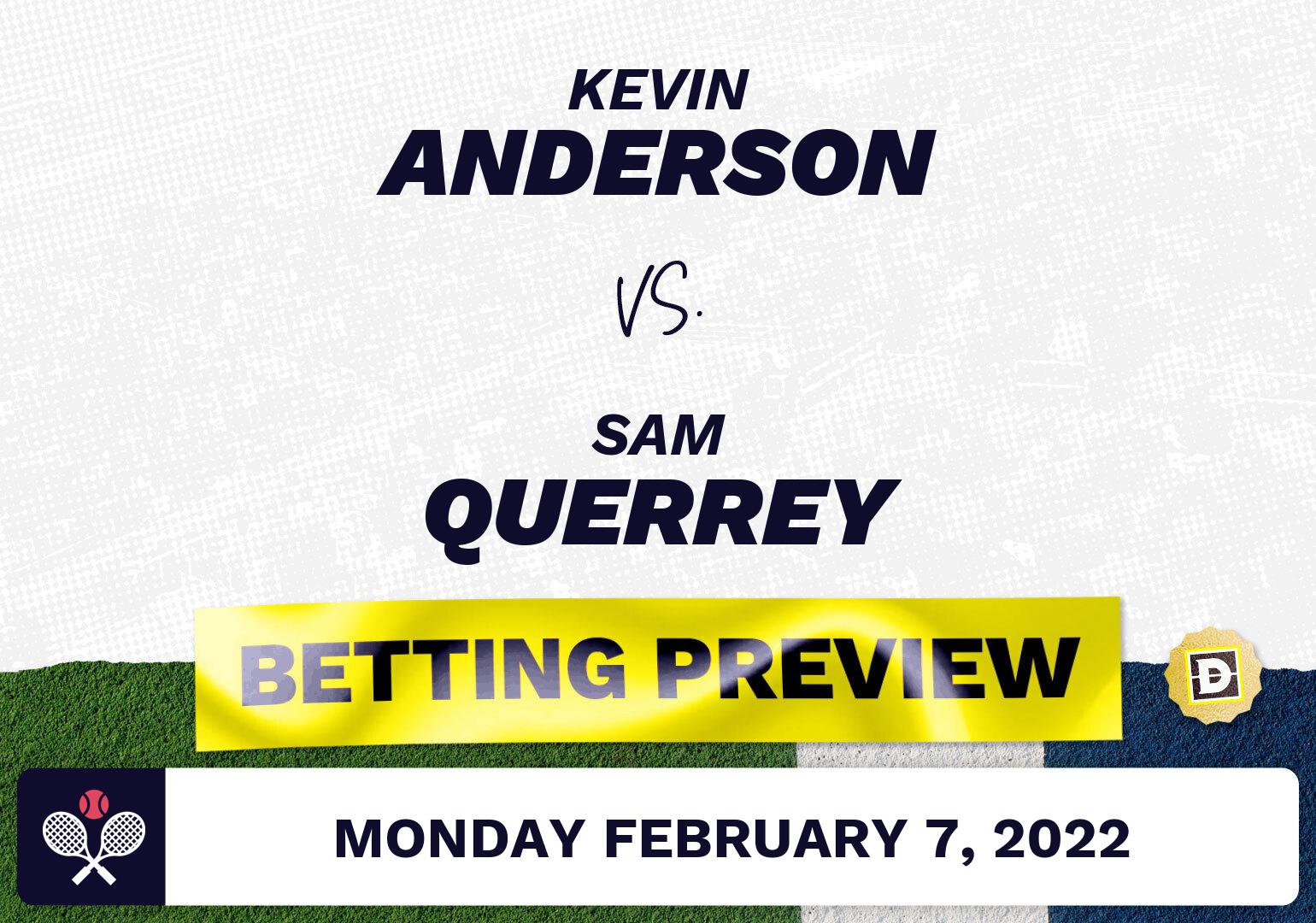 Kevin Anderson vs. Sam Querrey Predictions - Feb 7, 2022