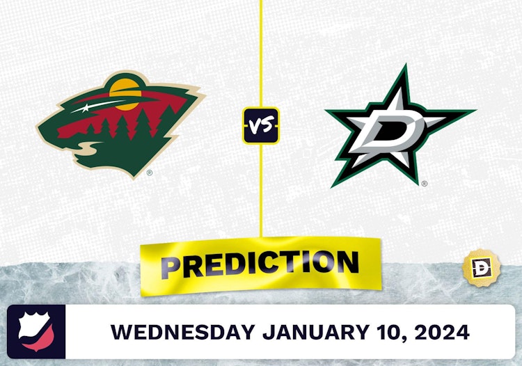 Minnesota Wild vs. Dallas Stars Prediction, Odds, NHL Picks  [1/10/2024]