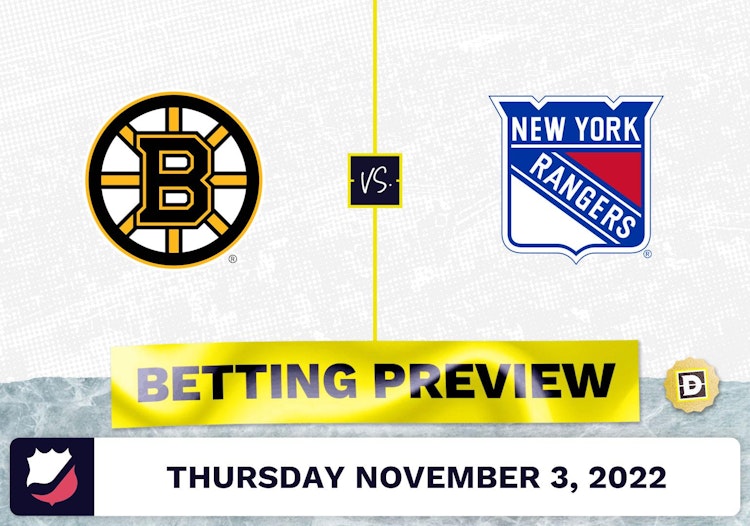 Bruins vs. Rangers Prediction and Odds - Nov 3, 2022