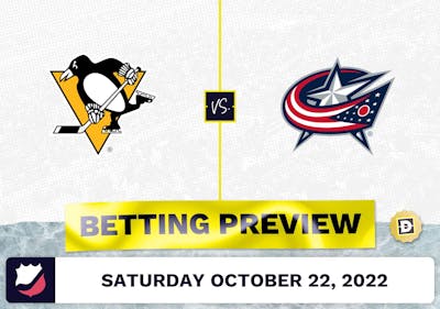 Penguins vs. Blue Jackets Prediction and Odds - Oct 22, 2022