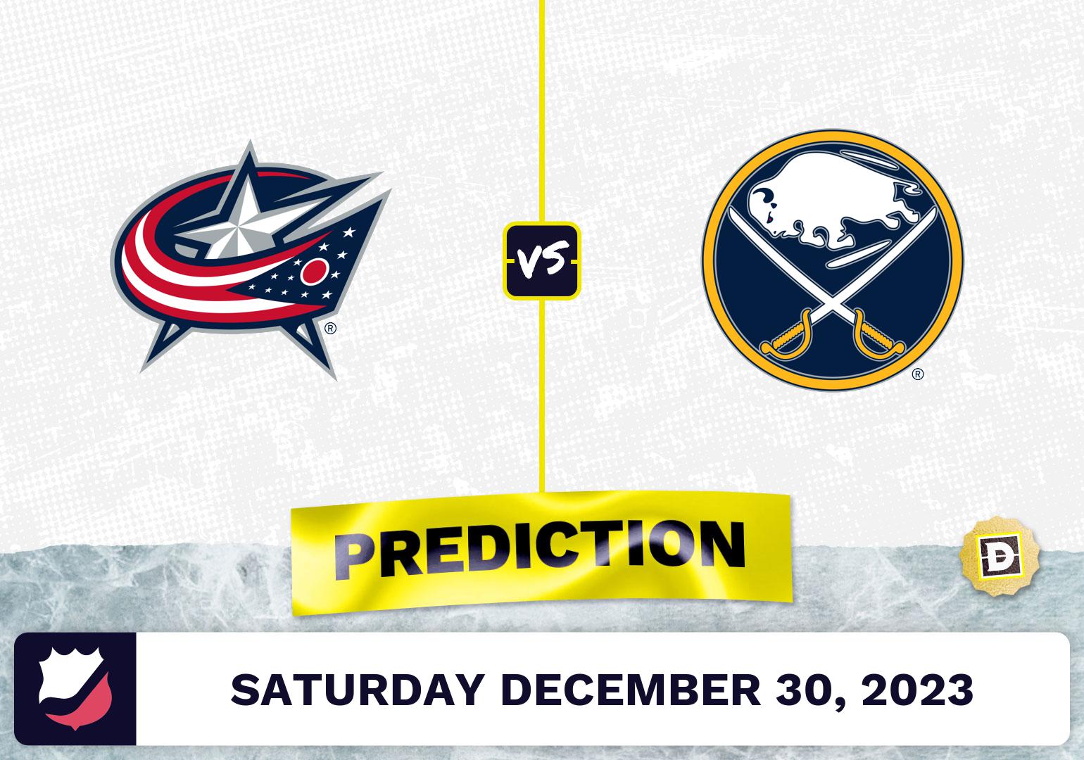 Columbus Blue Jackets vs. Buffalo Sabres Prediction, Odds, NHL Picks  [12/30/2023]
