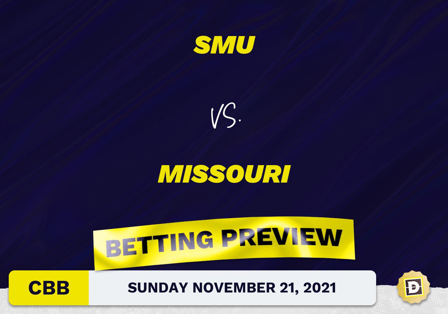 SMU vs. Missouri CBB Predictions and Odds - Nov 21, 2021