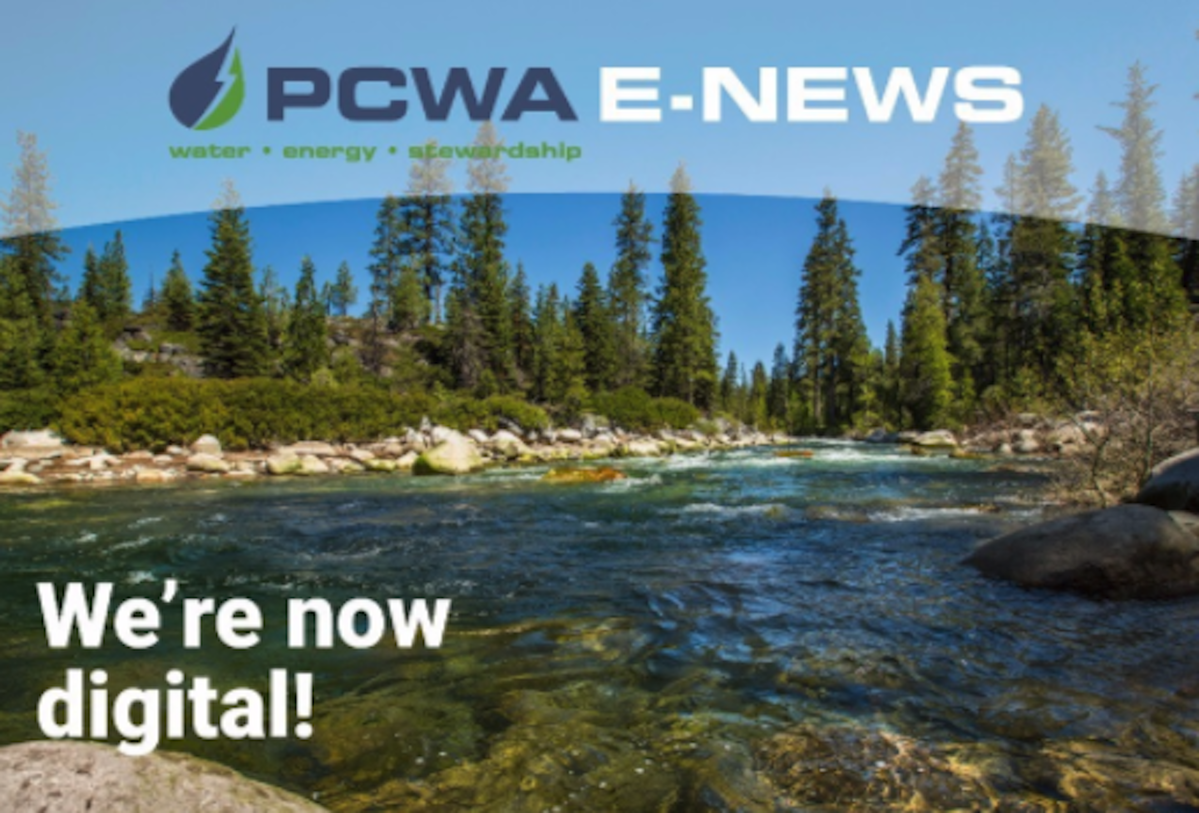 Photo of Page Header to PCWA's E-News periodic email subscription