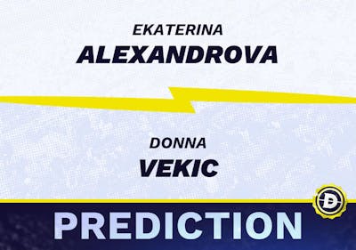 Ekaterina Alexandrova vs. Donna Vekic Prediction, Odds, Picks for WTA Bad Homburg 2024