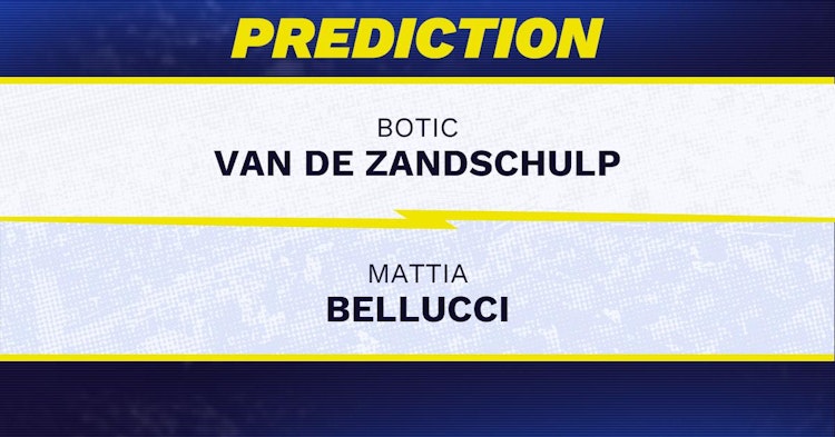 Botic Van de Zandschulp vs Mattia Bellucci Tennis Prediction.