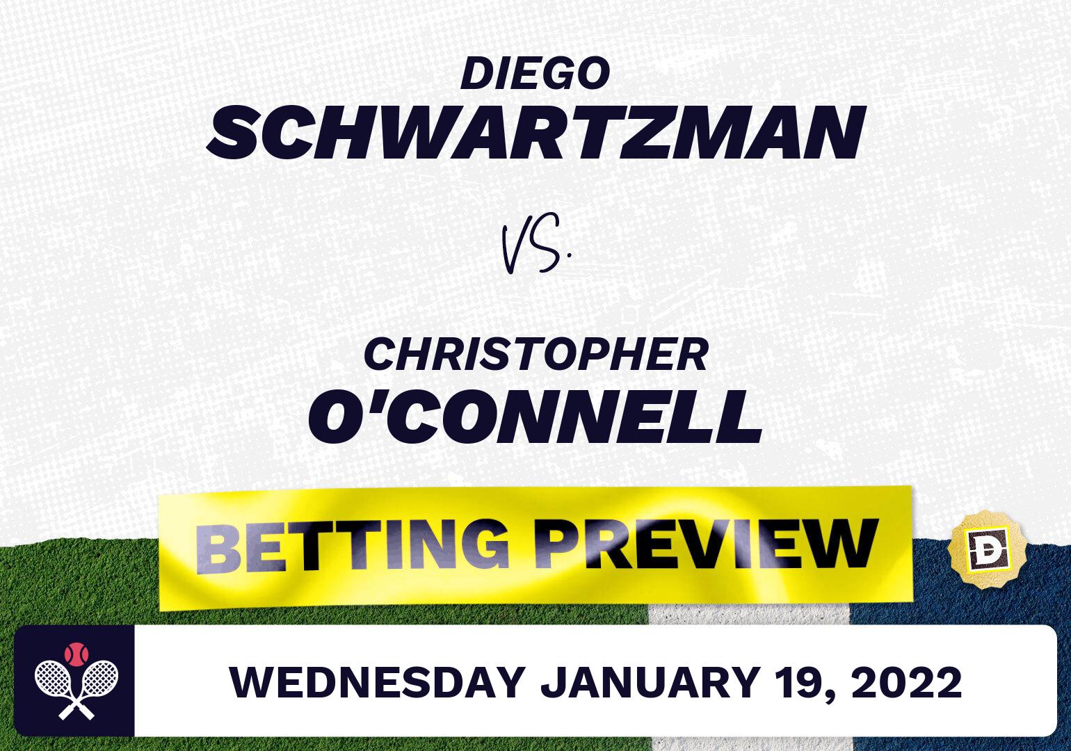 Diego Schwartzman vs. Christopher O'Connell Predictions - Jan 19, 2022