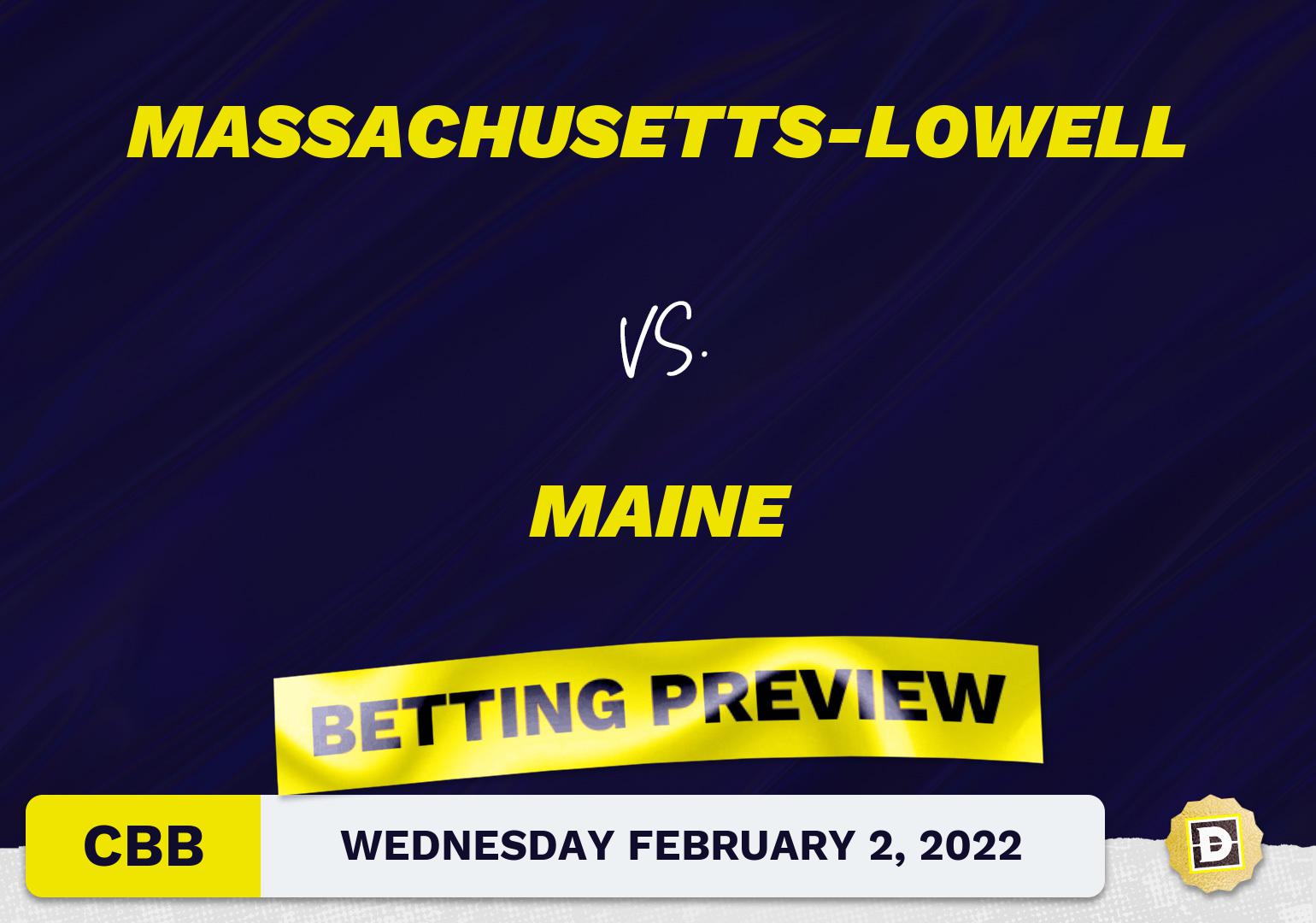 Massachusetts-Lowell vs. Maine CBB Predictions and Odds - Feb 2, 2022