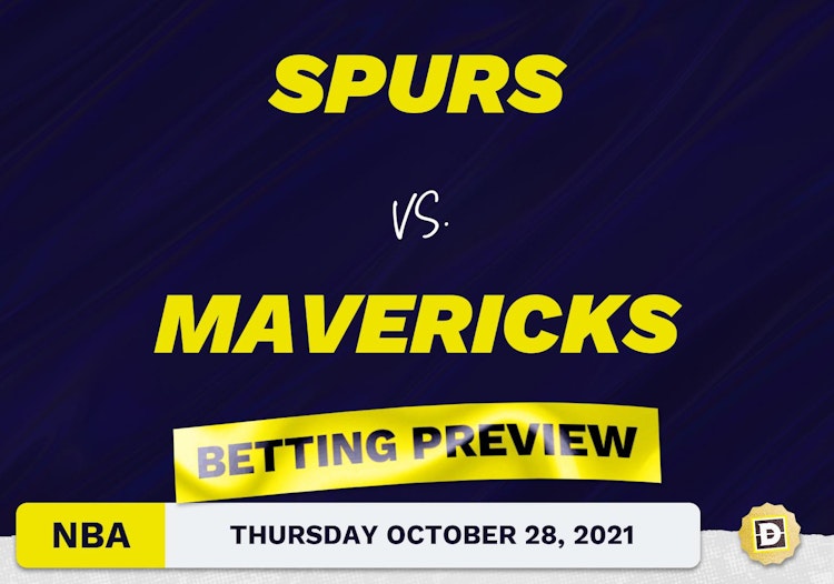 Spurs vs. Mavericks: Betting Picks, Predictions and Odds - Thu Oct 28, 2021