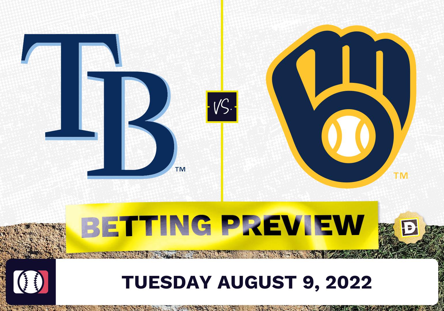Rays vs. Brewers Prediction and Odds - Aug 9, 2022