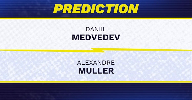 Daniil Medvedev vs Alexandre Muller Tennis Prediction.