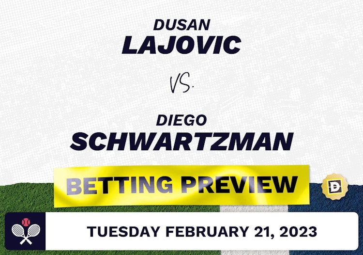 Dusan Lajovic vs. Diego Schwartzman Predictions - Feb 22, 2023