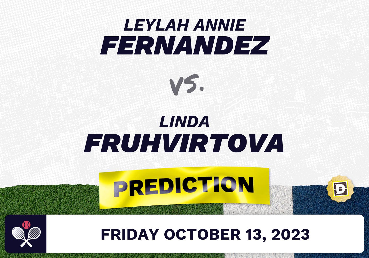 Leylah Annie Fernandez vs. Linda Fruhvirtova Prediction - WTA Hong Kong 2023