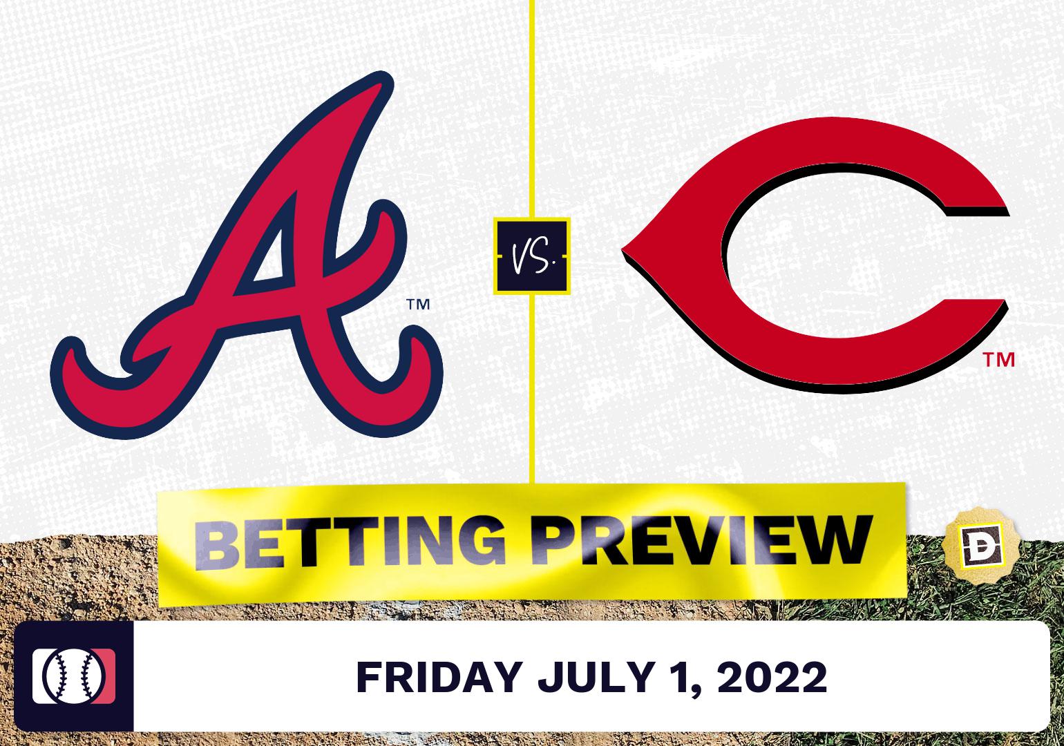 Braves vs. Reds Prediction and Odds - Jul 1, 2022