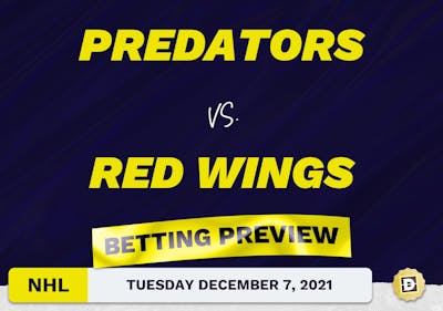 Predators vs. Red Wings Predictions and Odds - Dec 7, 2021