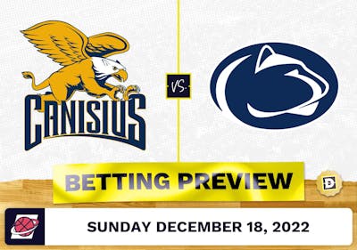 Canisius vs. Penn State CBB Prediction and Odds - Dec 18, 2022