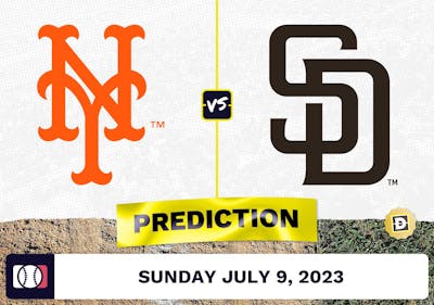 Mets vs. Padres Prediction for MLB Sunday [7/9/2023]
