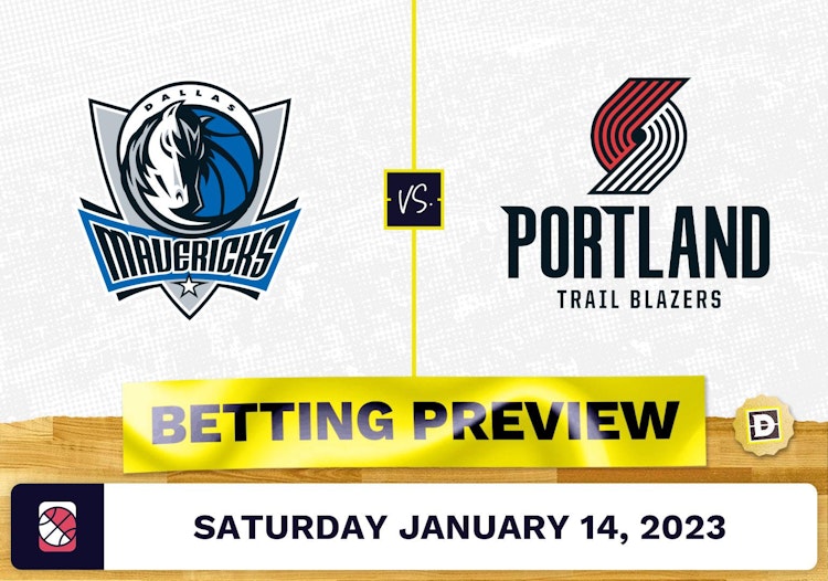 Mavericks vs. Trail Blazers Prediction and Odds - Jan 14, 2023