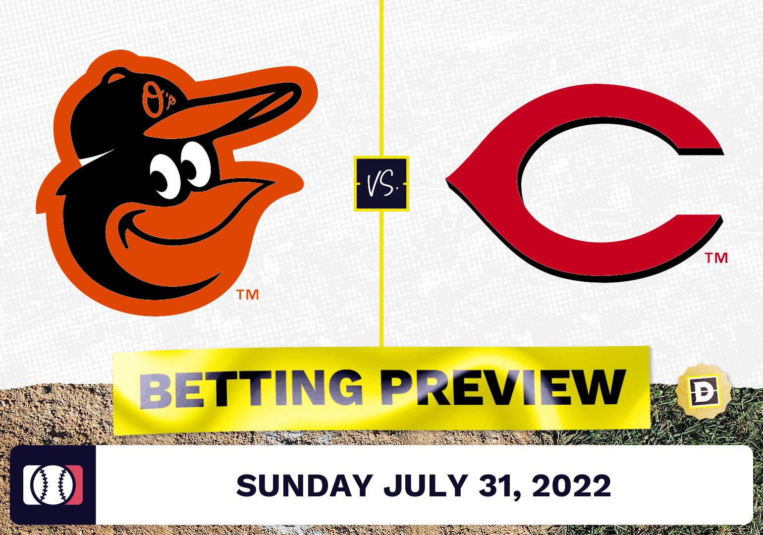 Orioles vs. Reds Prediction and Odds - Jul 31, 2022