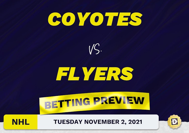 Coyotes vs. Flyers Predictions and Odds - Nov 2, 2021