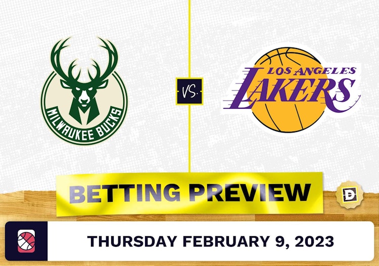 Bucks vs. Lakers Prediction and Odds - Feb 9, 2023