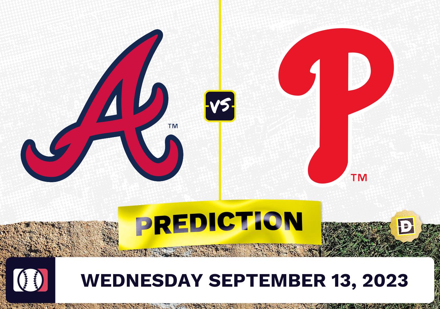 Braves vs. Phillies Prediction for MLB Wednesday [9/13/2023]