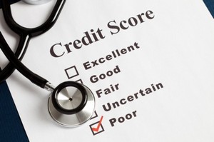 Credit score report card