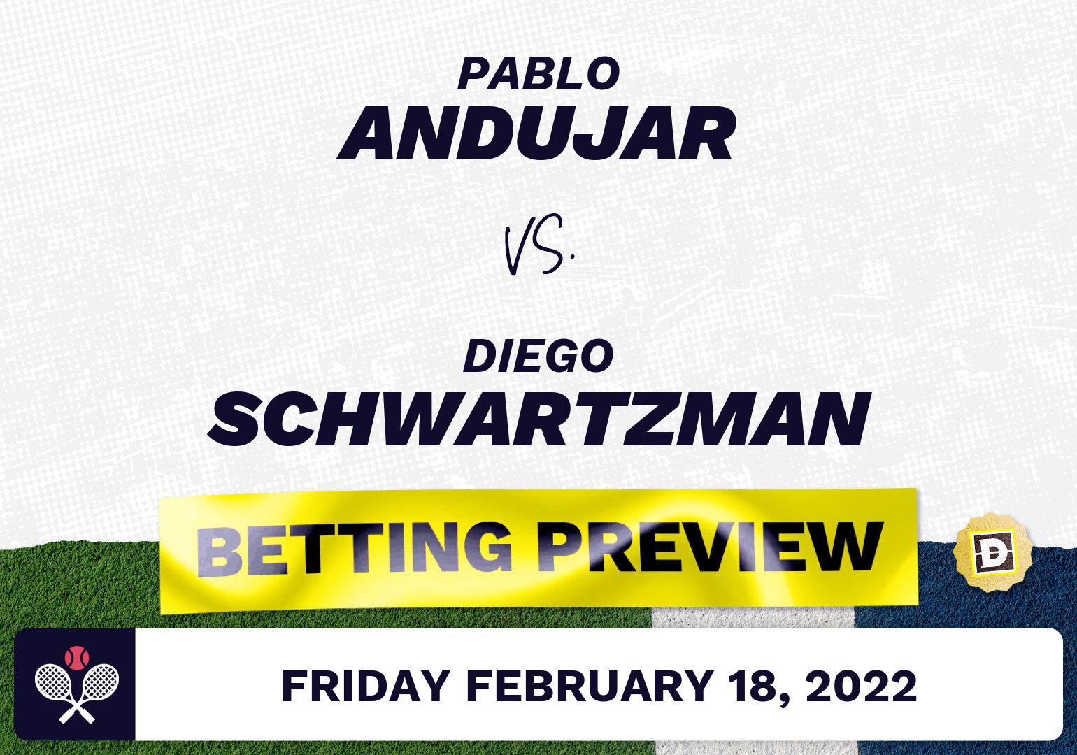 Pablo Andujar vs. Diego Schwartzman Predictions - Feb 19, 2022