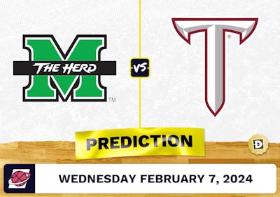 Marshall vs. Troy Prediction, Odds, College Basketball Picks [2/7/2024]