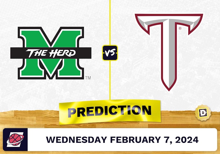 Marshall vs. Troy Prediction, Odds, College Basketball Picks [2/7/2024]