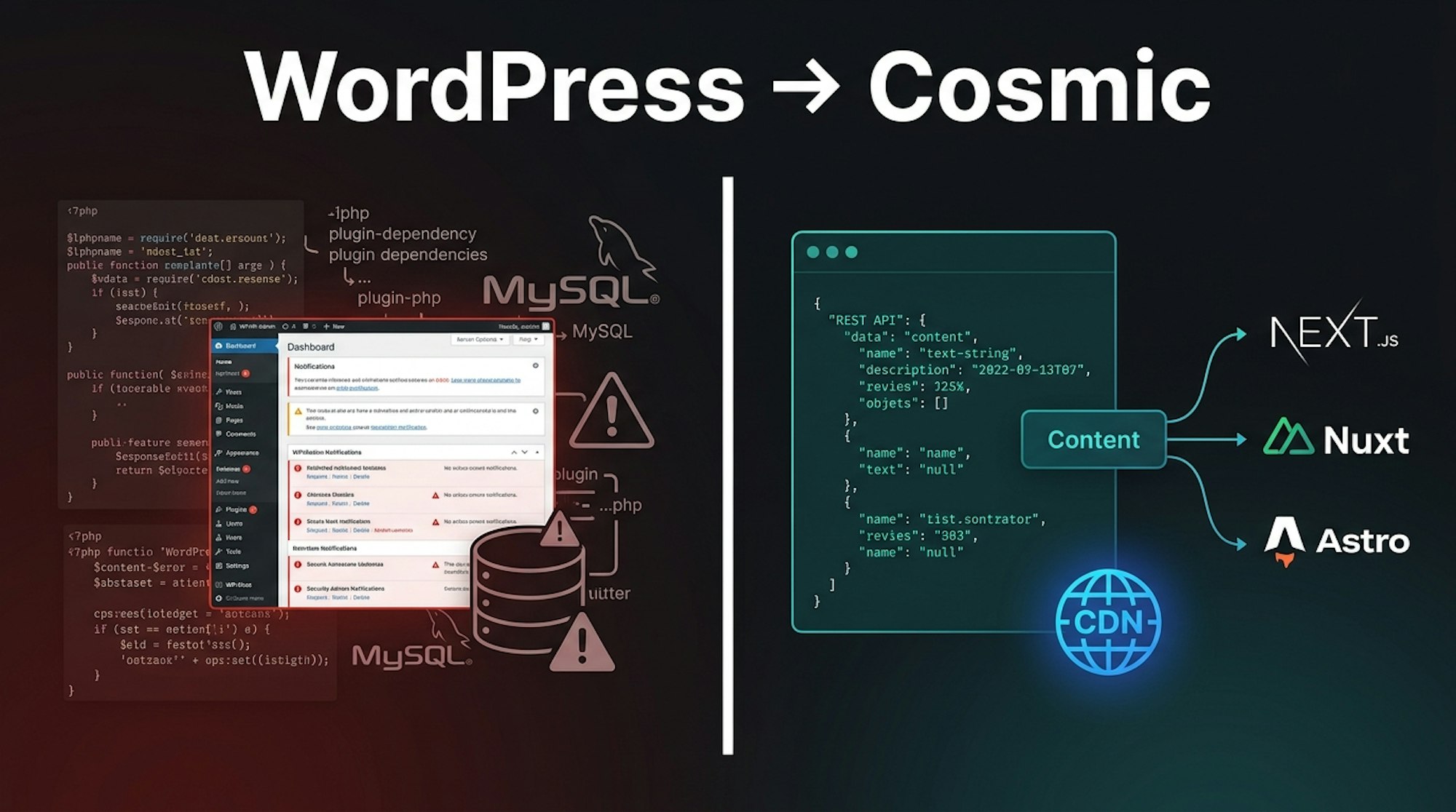 Migrate from WordPress to Cosmic: A Complete Developer Guide - cover image