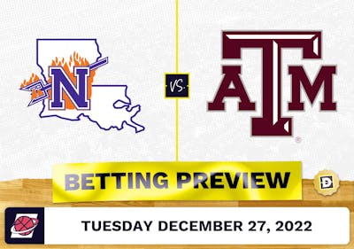 Northwestern State vs. Texas A&M CBB Prediction and Odds - Dec 27, 2022