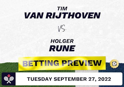 Tim van Rijthoven vs. Holger Rune Predictions - Sep 27, 2022
