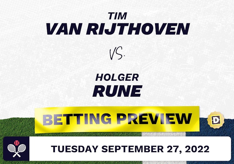 Tim van Rijthoven vs. Holger Rune Predictions - Sep 27, 2022