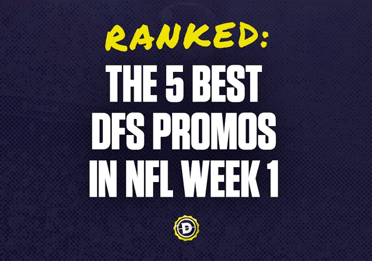 The five best DFS Promos for NFL in Week 1.