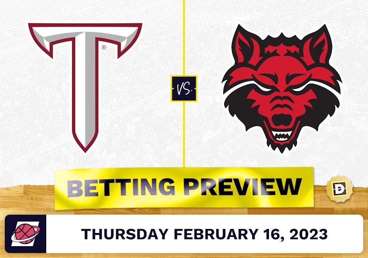 Troy vs. Arkansas State CBB Prediction and Odds - Feb 16, 2023