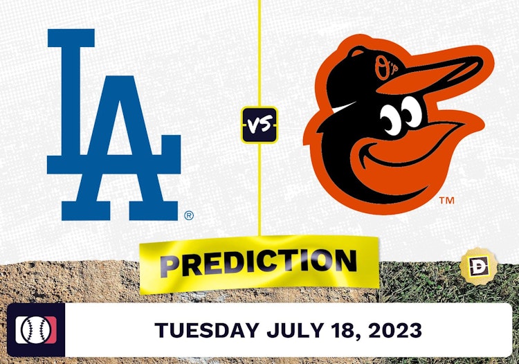 Dodgers vs. Orioles Prediction for MLB Tuesday [7/18/2023]