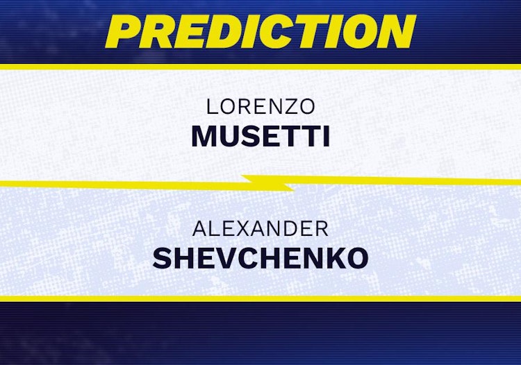 Lorenzo Musetti vs Alexander Shevchenko Tennis Prediction.