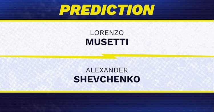 Lorenzo Musetti vs Alexander Shevchenko Tennis Prediction.