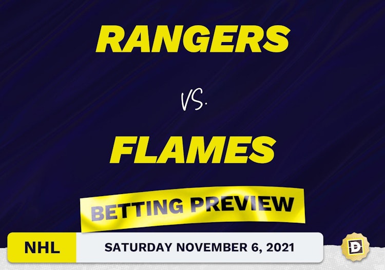 Rangers vs. Flames Predictions and Odds - Nov 6, 2021
